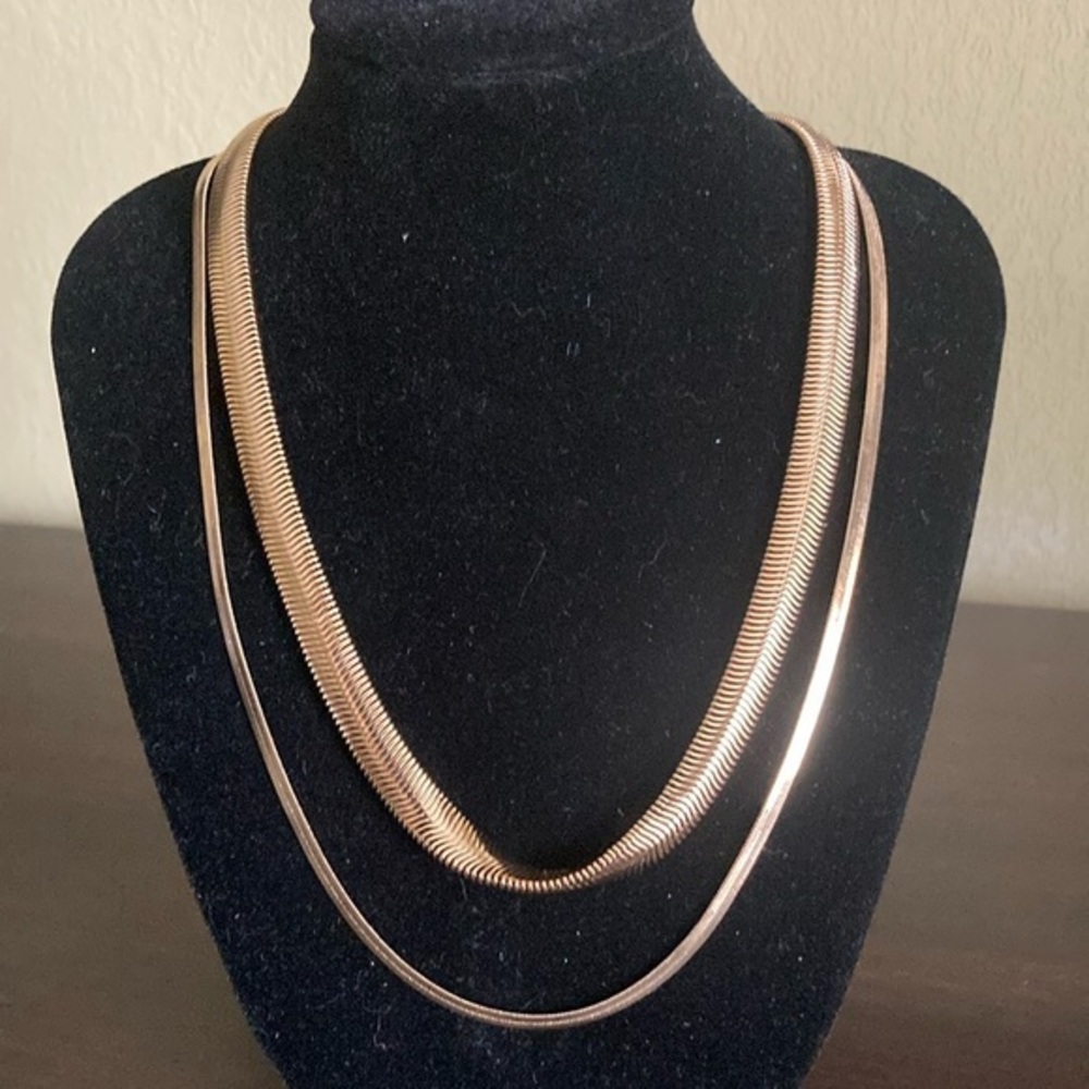 Express Gold Double-Layer Necklace